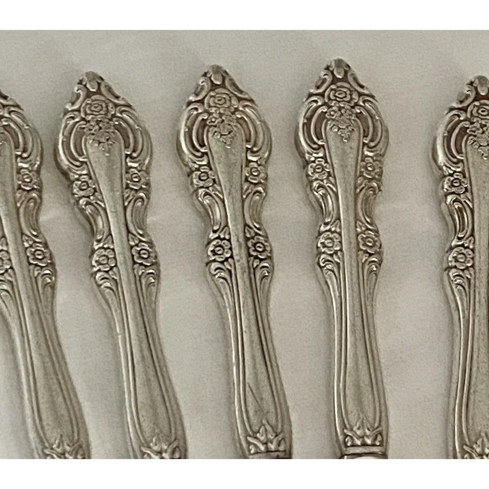 Oneida Community Silver Artistry Knife Fork 10 Pc Set Silverware Flatware Vtg